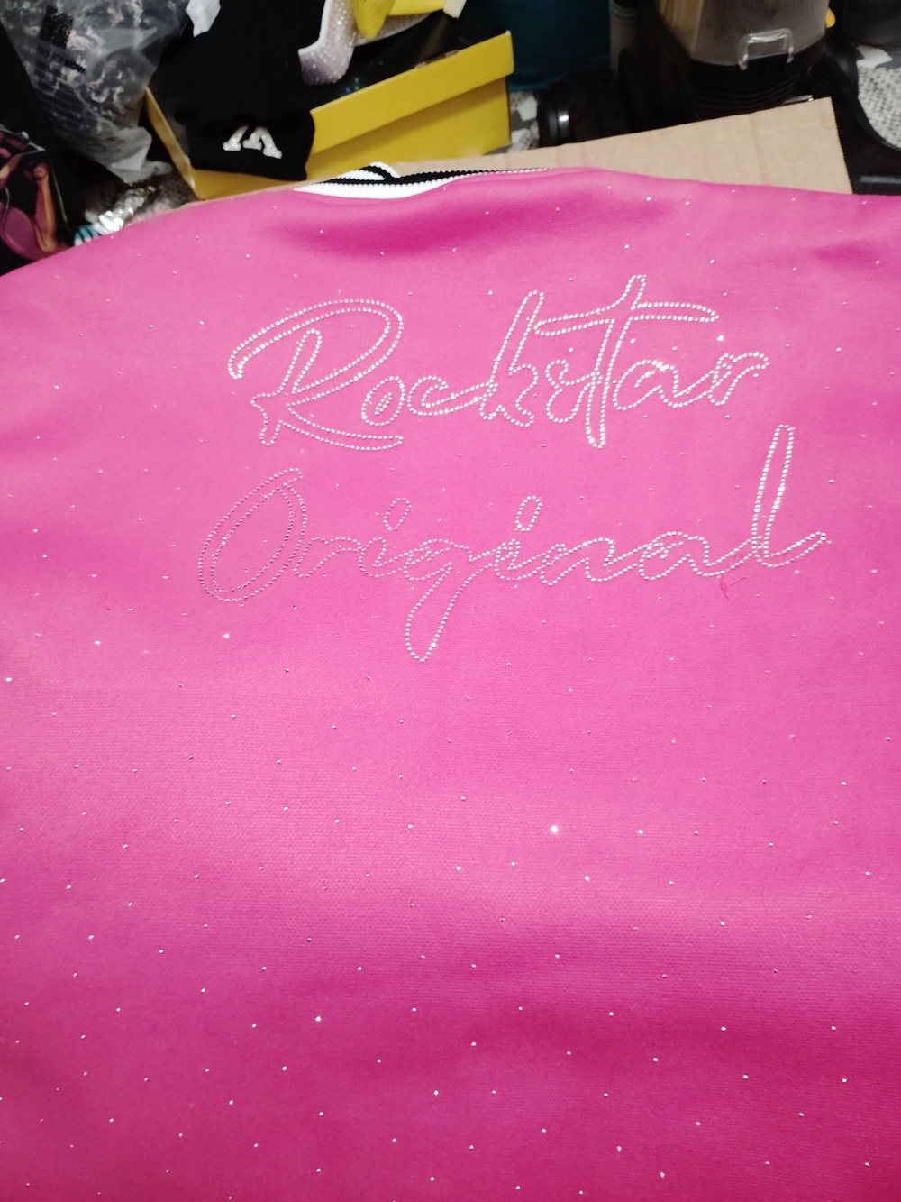 Rockstar Original Women's Pink Bomber Jacket